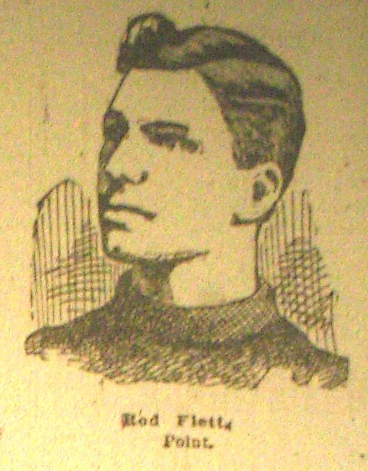 Portrait of Rod Flett (1873–1927) – memorial page