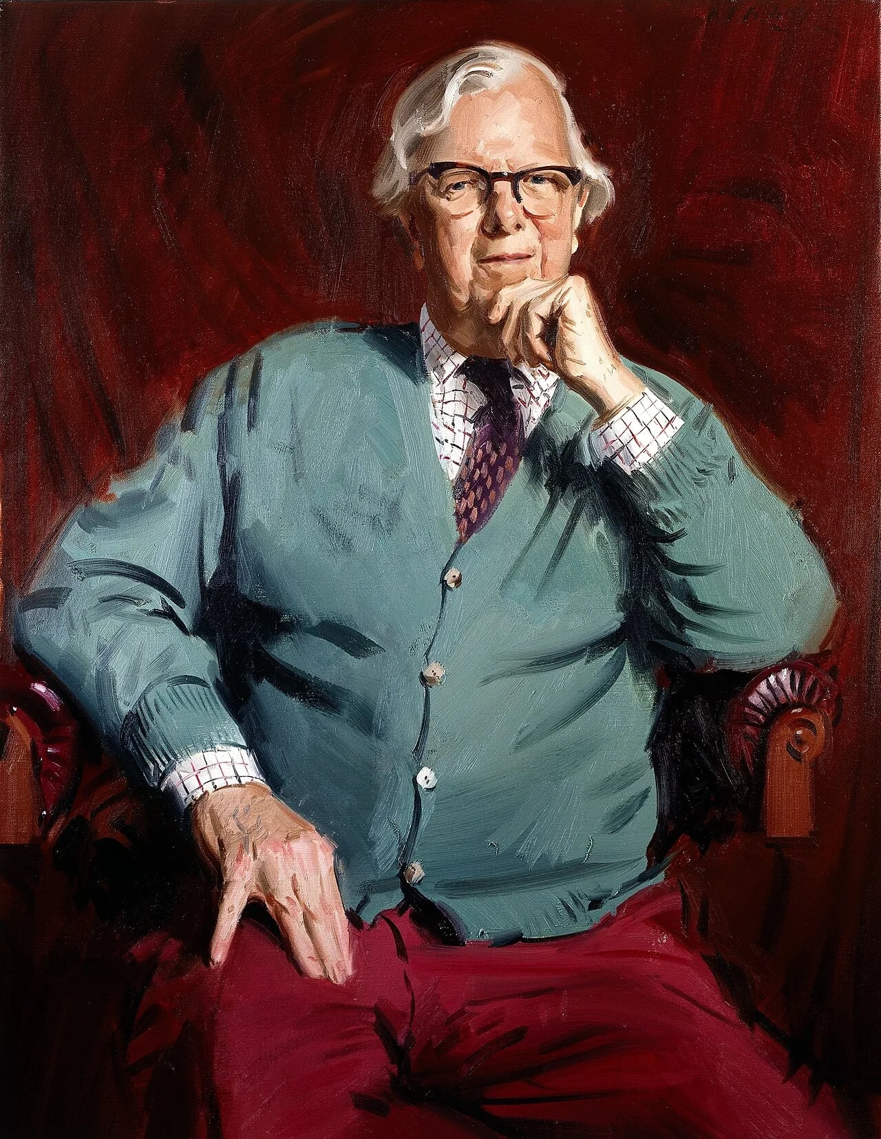 Portrait of Roger Gibbs (1934–2018) – memorial page