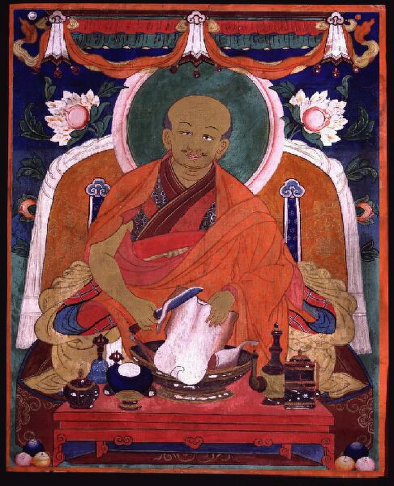 Portrait of Dsanabadsar (1635–1723) – memorial page