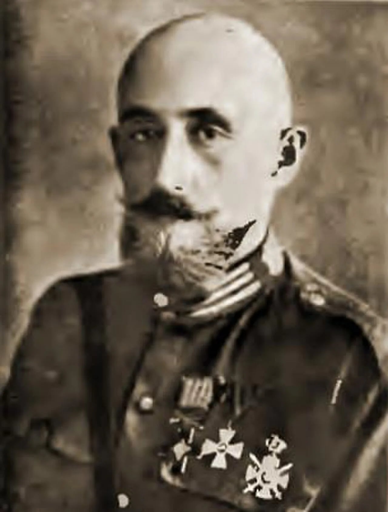 Porträt von Mykhailo Krat (1892–1979) – Gedenkseite