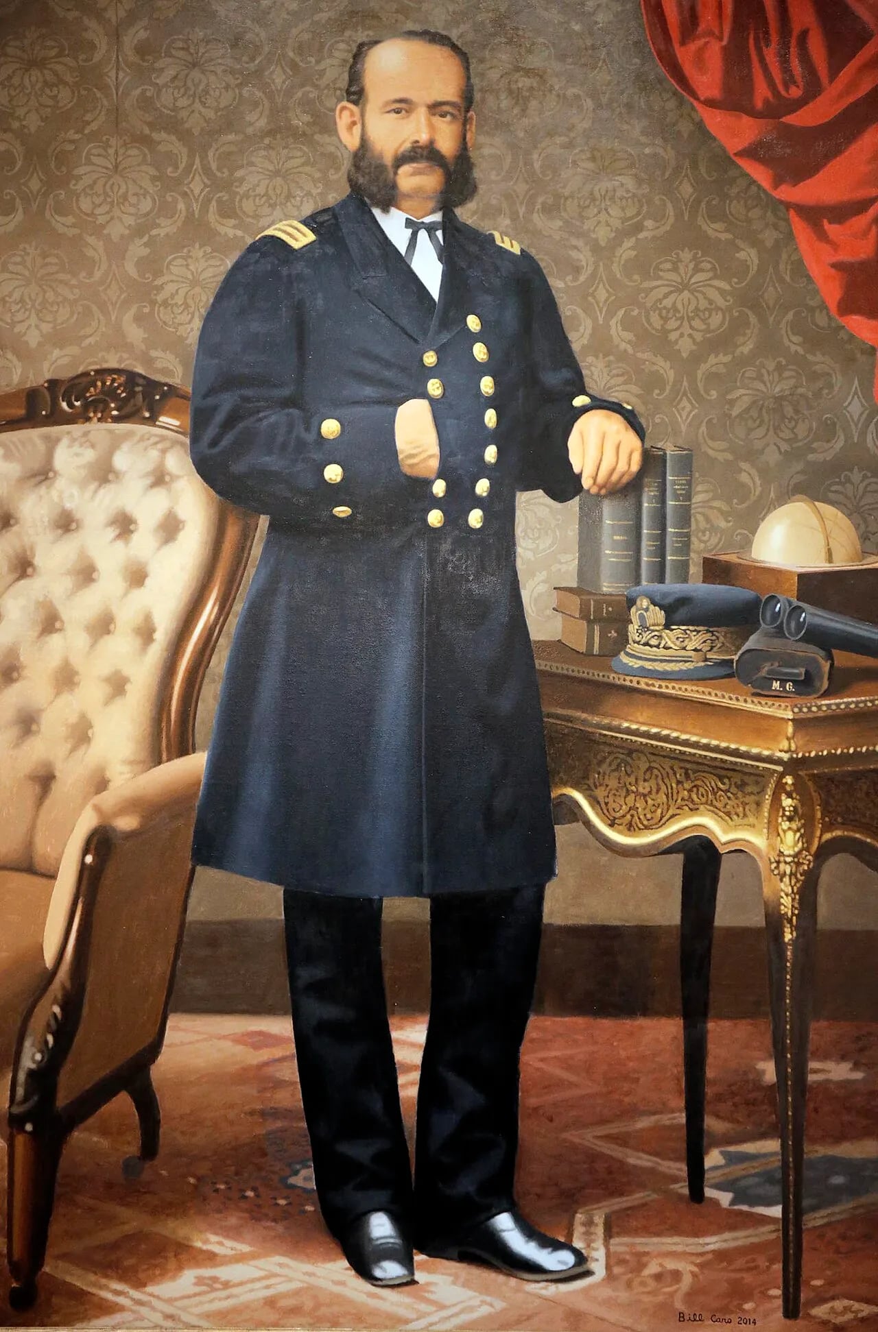 Porträt von Miguel Grau (1834–1879) – Gedenkseite