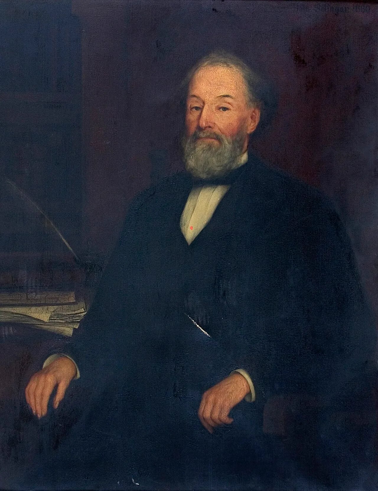 Portrait of Rowland G. Hazard (1801–1888) – memorial page