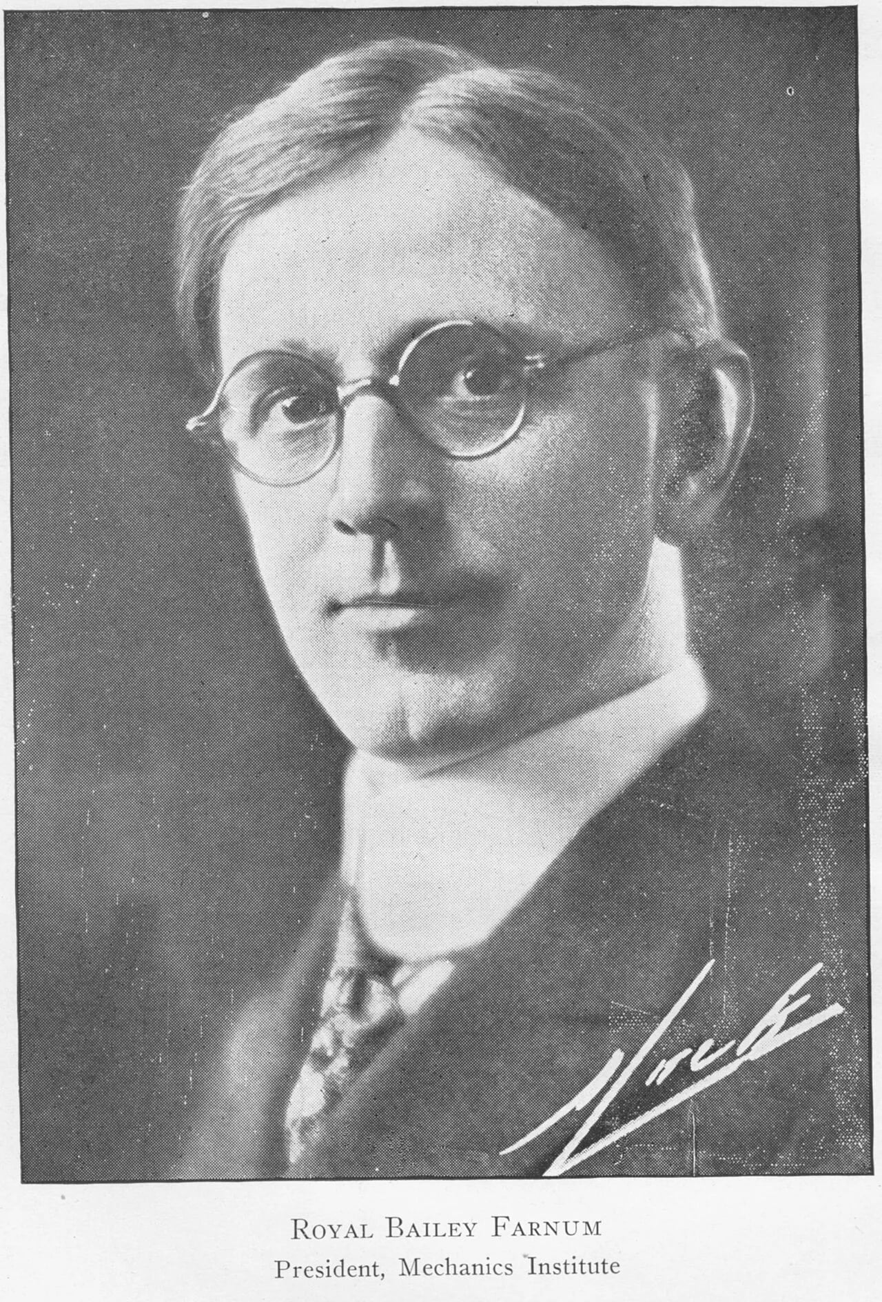 Porträt von Royal B. Farnum (1884–1967) – Gedenkseite