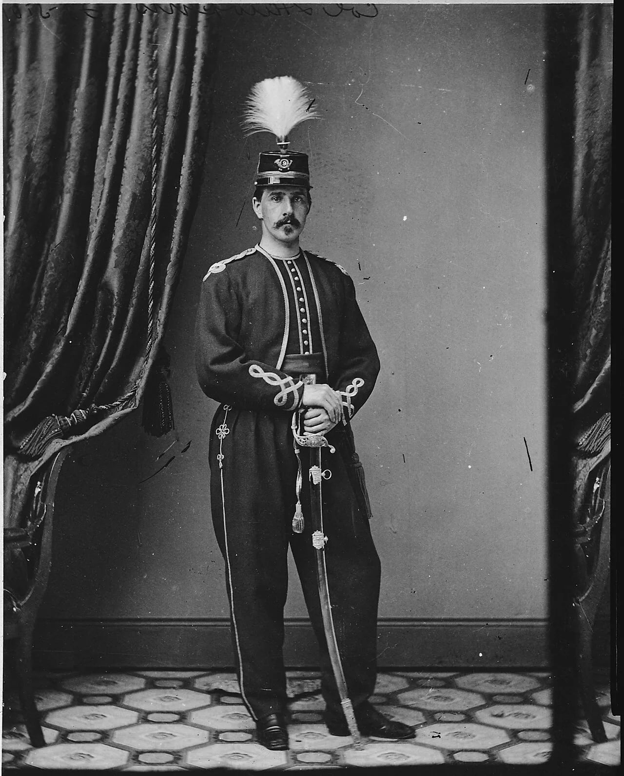 Portrait of Rush Hawkins (1831–1920) – memorial page