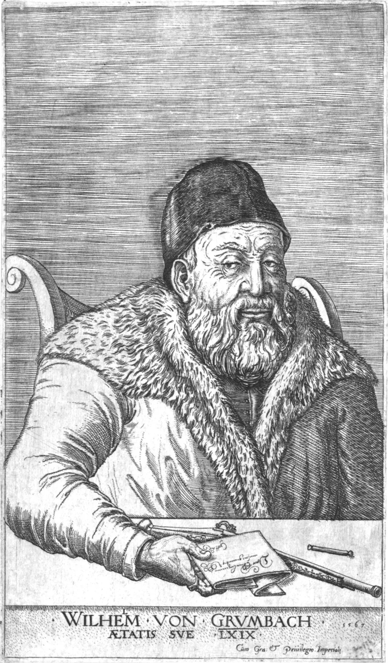 Porträt von Wilhelm von Grumbach (1503–1567) – Gedenkseite