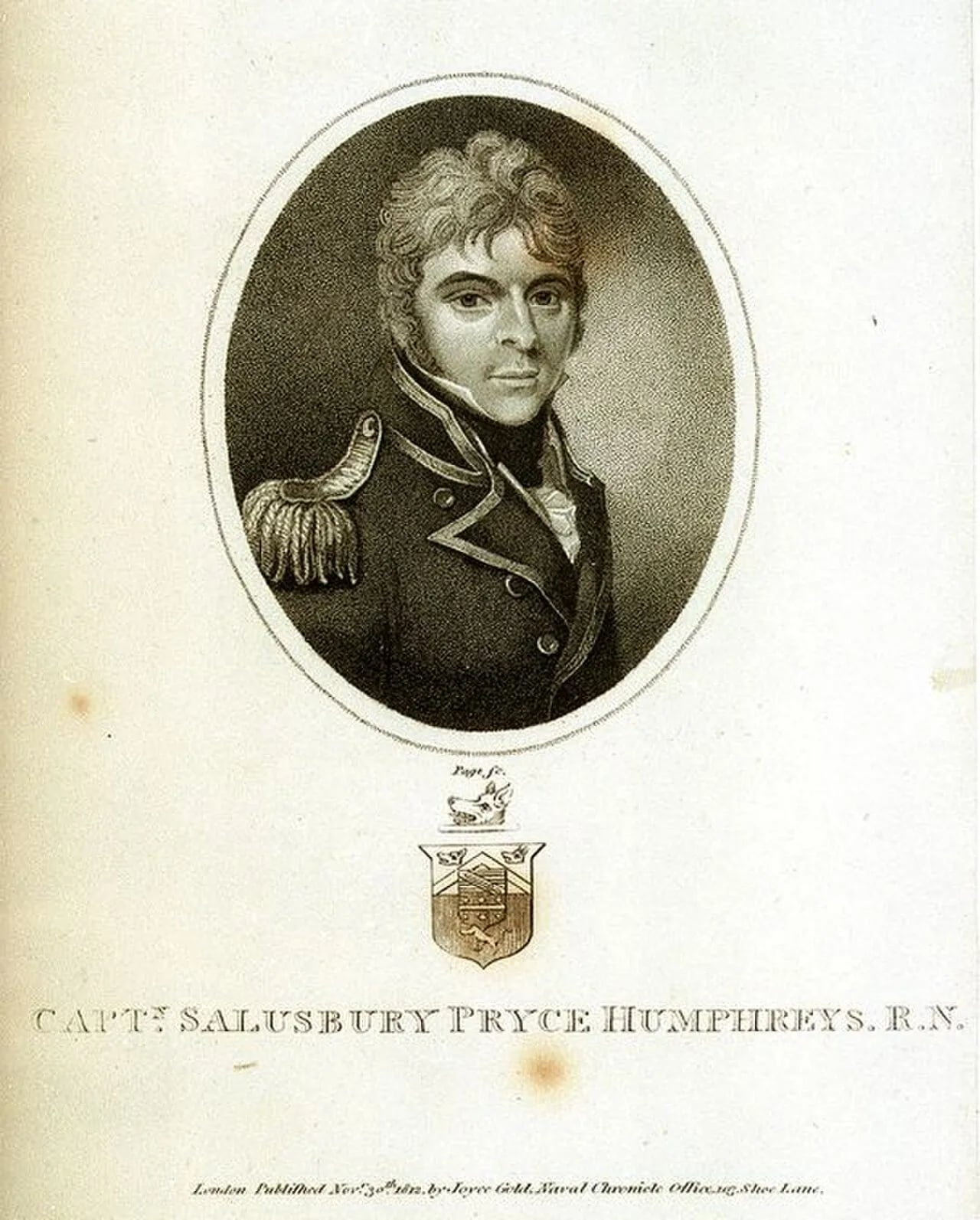 Porträt von Salusbury Pryce Humphreys (1778–1845) – Gedenkseite