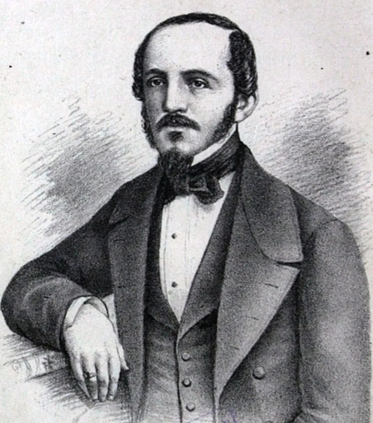 Porträt von Salvador Sanfuentes (1817–1860) – Gedenkseite