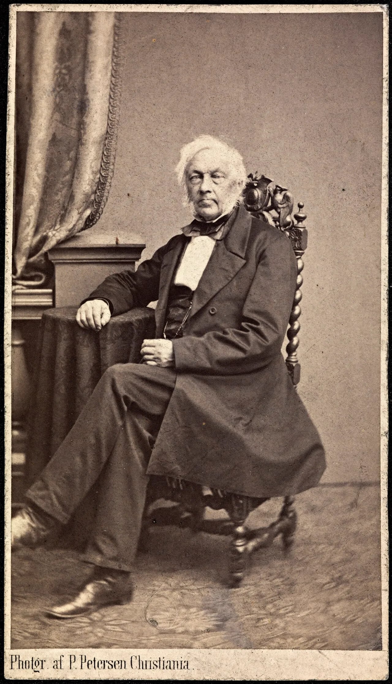 Portrait of Christopher Andreas Holmboe (1796–1882) – memorial page