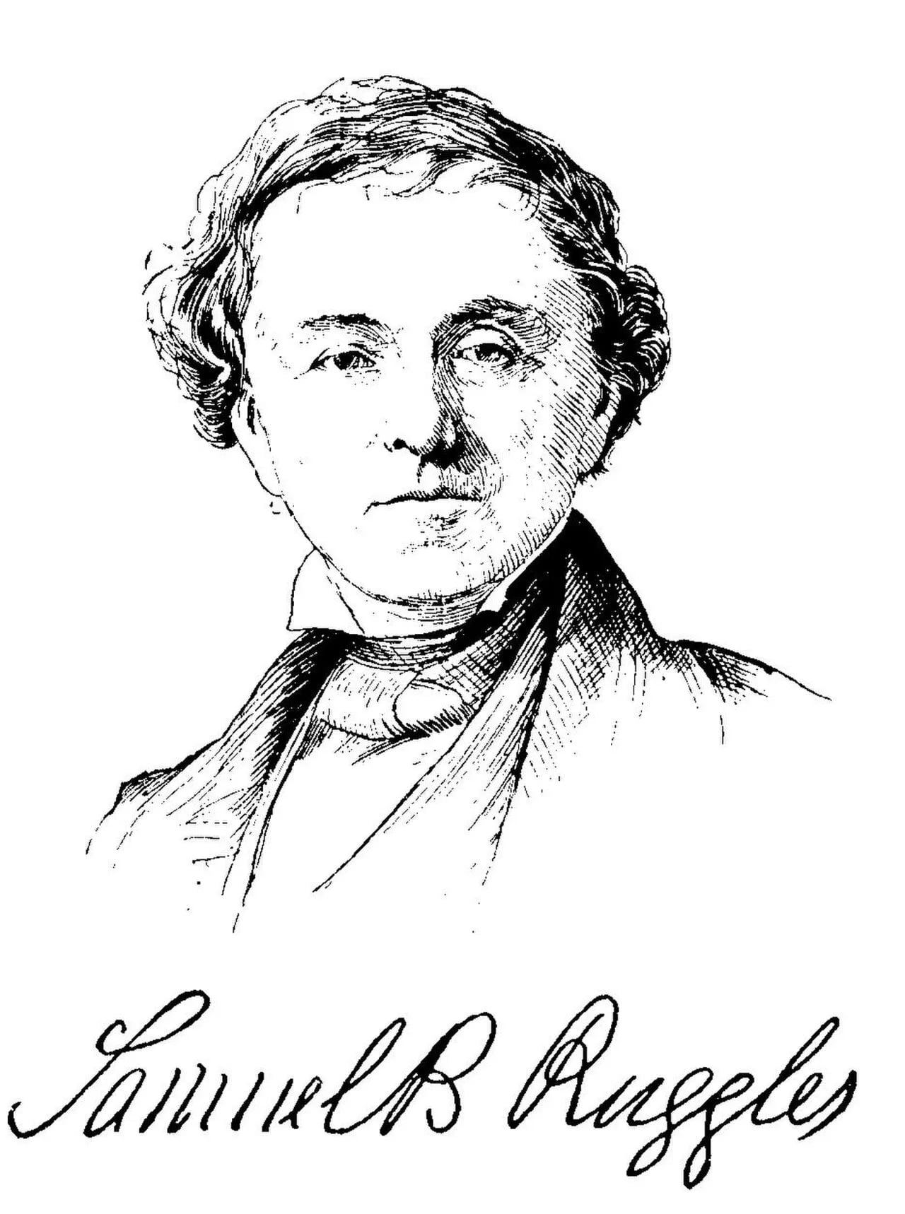 Porträt von Samuel B. Ruggles (1799–1881) – Gedenkseite