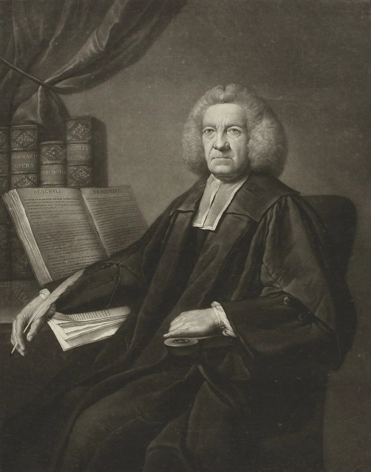 Portrait of Samuel Chandler (1693–1766) – memorial page