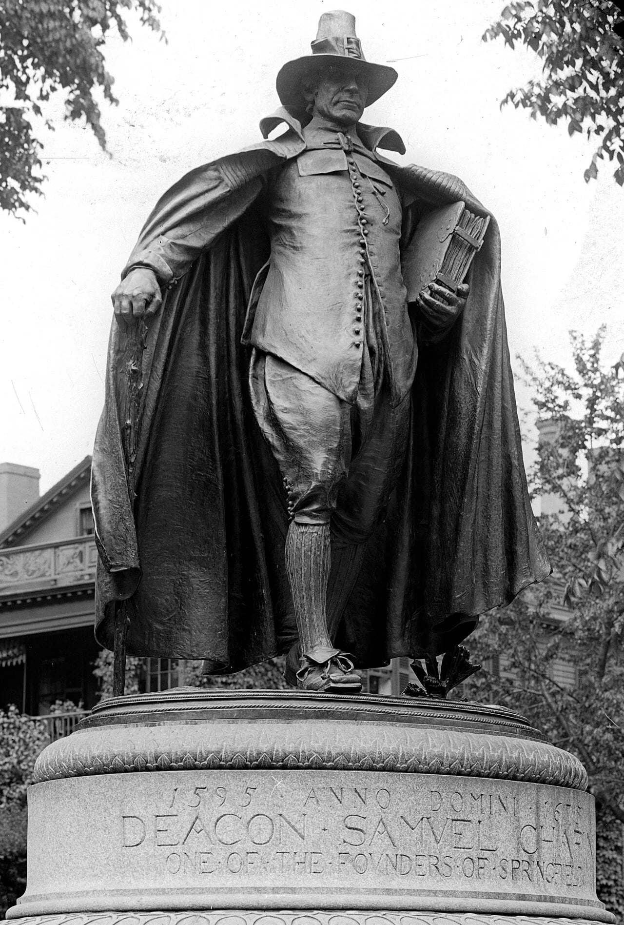 Porträt von Samuel Chapin (1598–1675) – Gedenkseite