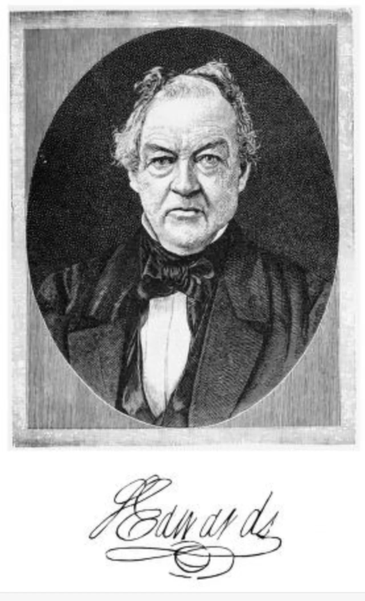 Porträt von Samuel Edwards (1785–1850) – Gedenkseite