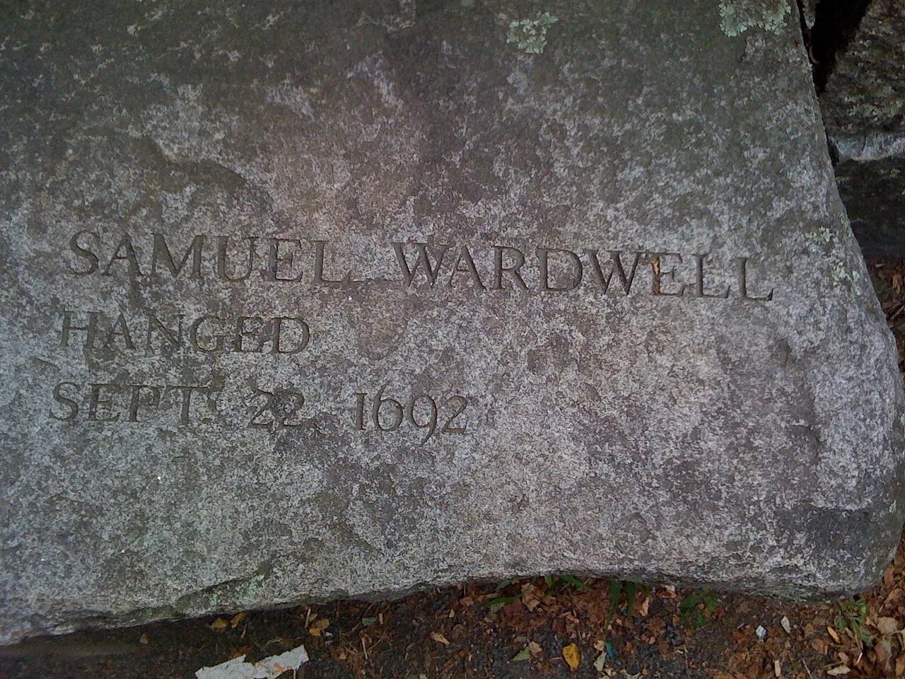 Porträt von Samuel Wardwell (1643–1692) – Gedenkseite