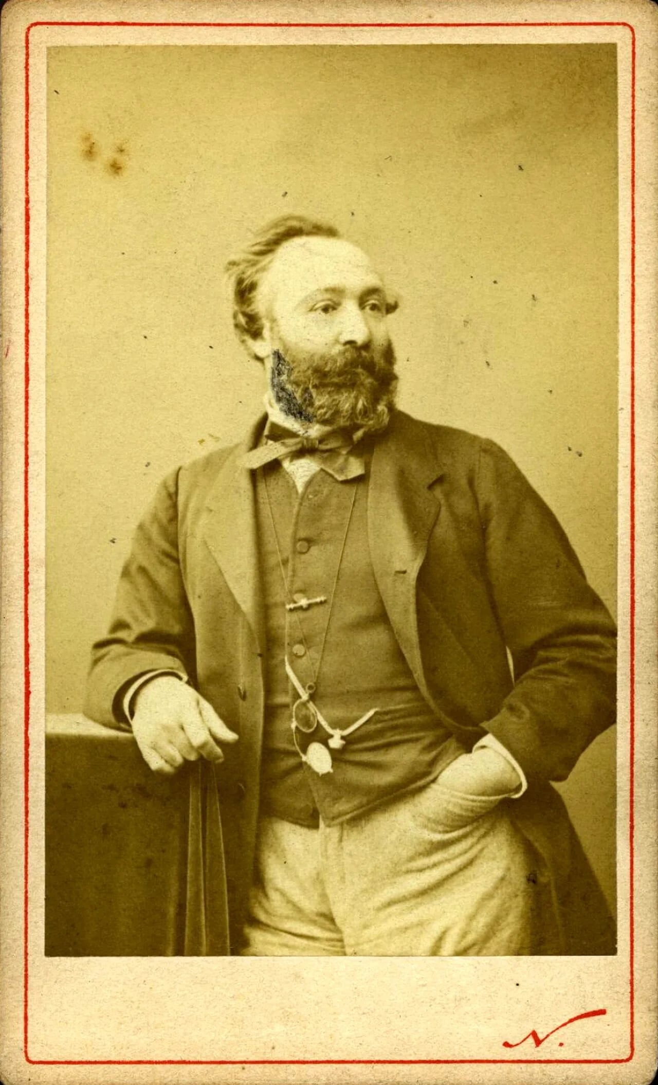 Porträt von Emile van Marcke (1827–1890) – Gedenkseite