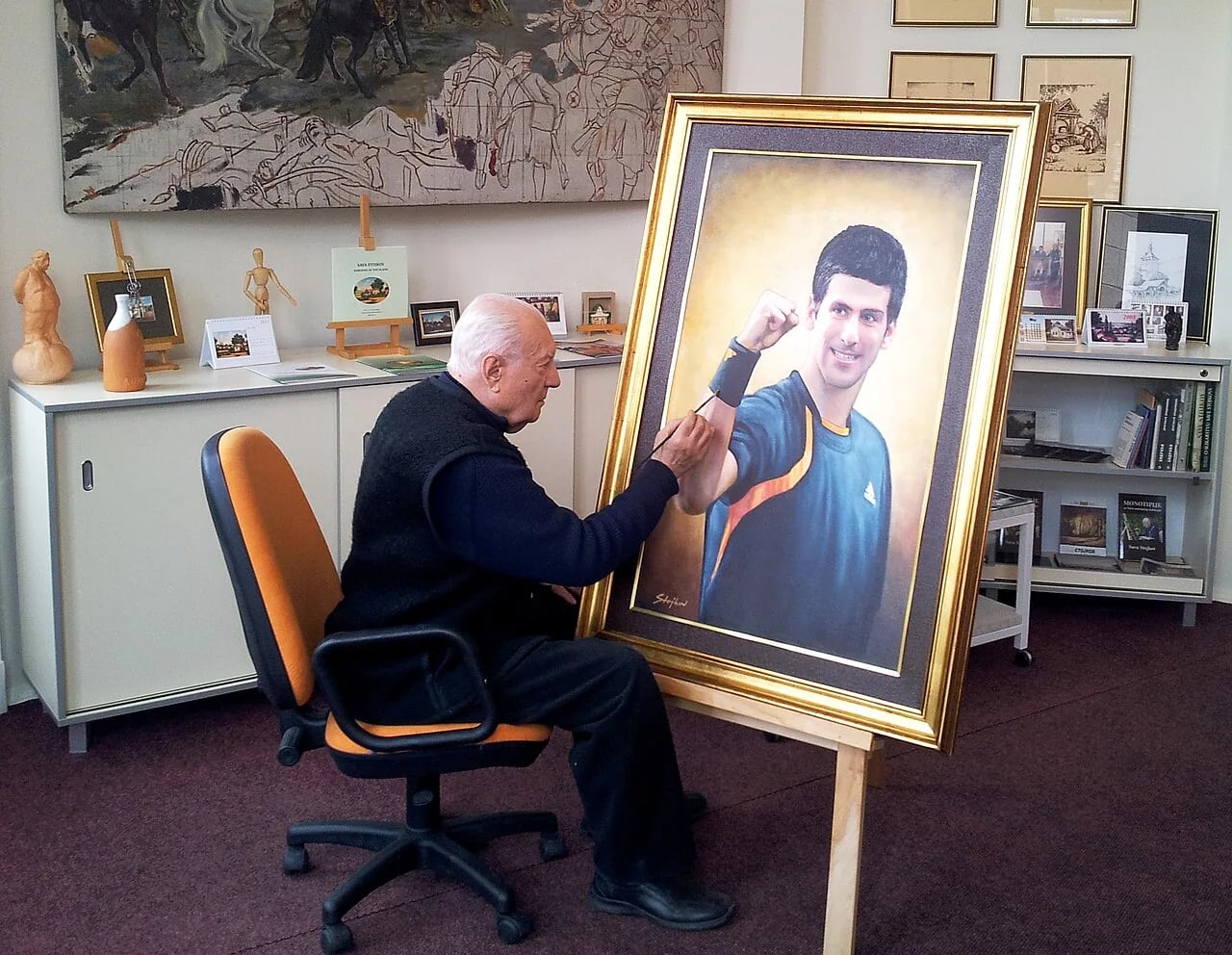 Porträt von Sava Stojkov (1925–2014) – Gedenkseite