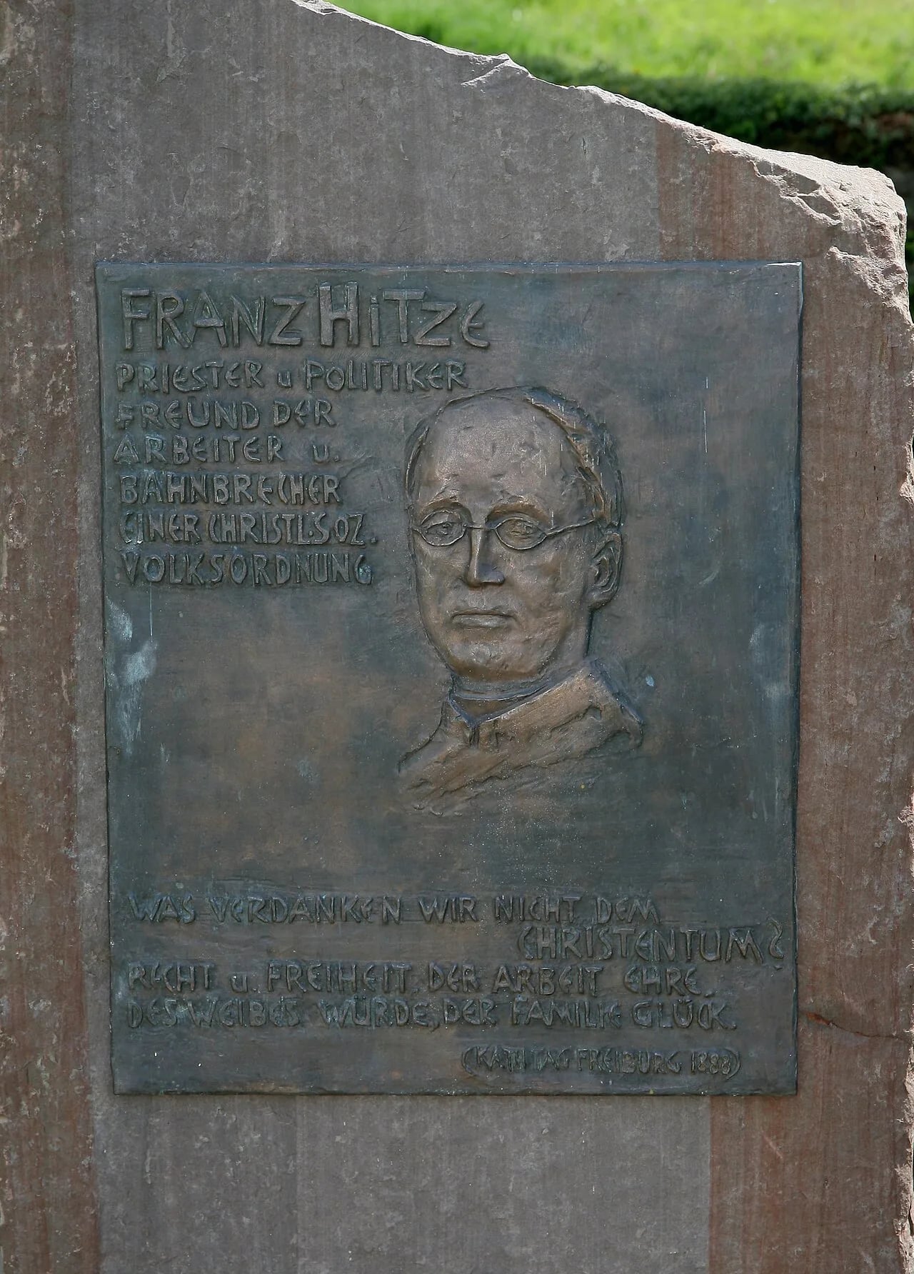 Portrait of Franz Hitze (1851–1921) – memorial page
