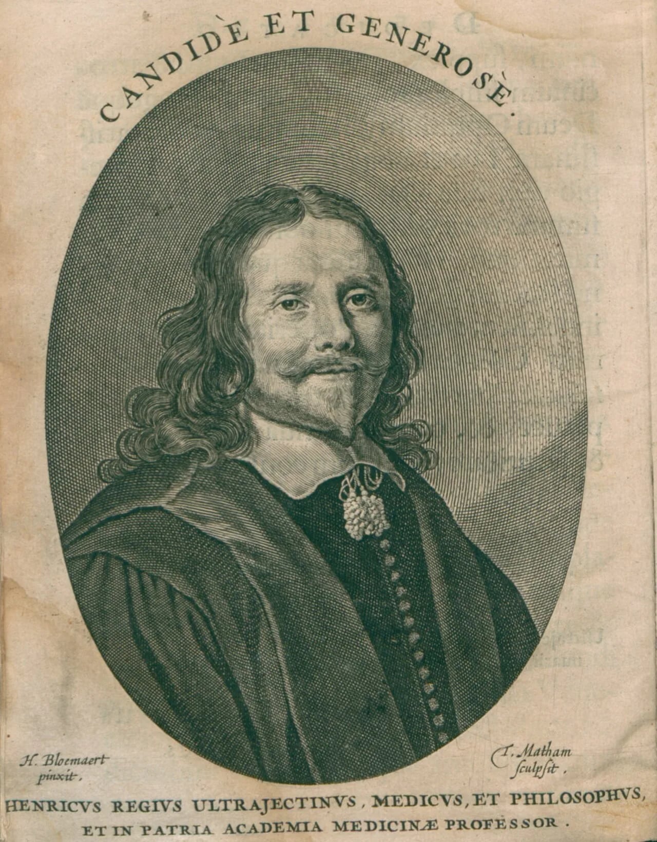 Portrait of Henricus Regius (1598–1679) – memorial page