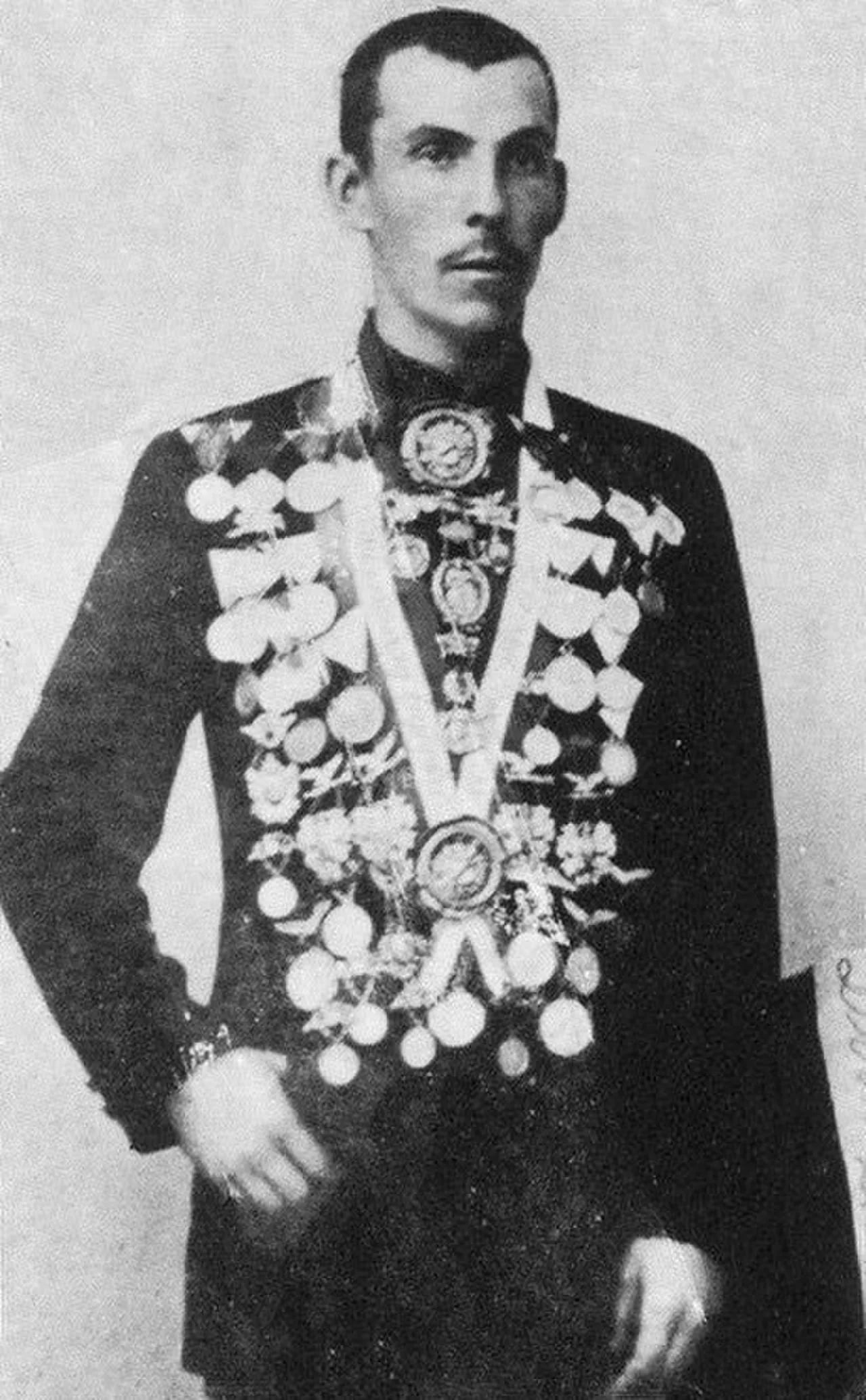 Porträt von Ivan Sarić (1876–1966) – Gedenkseite