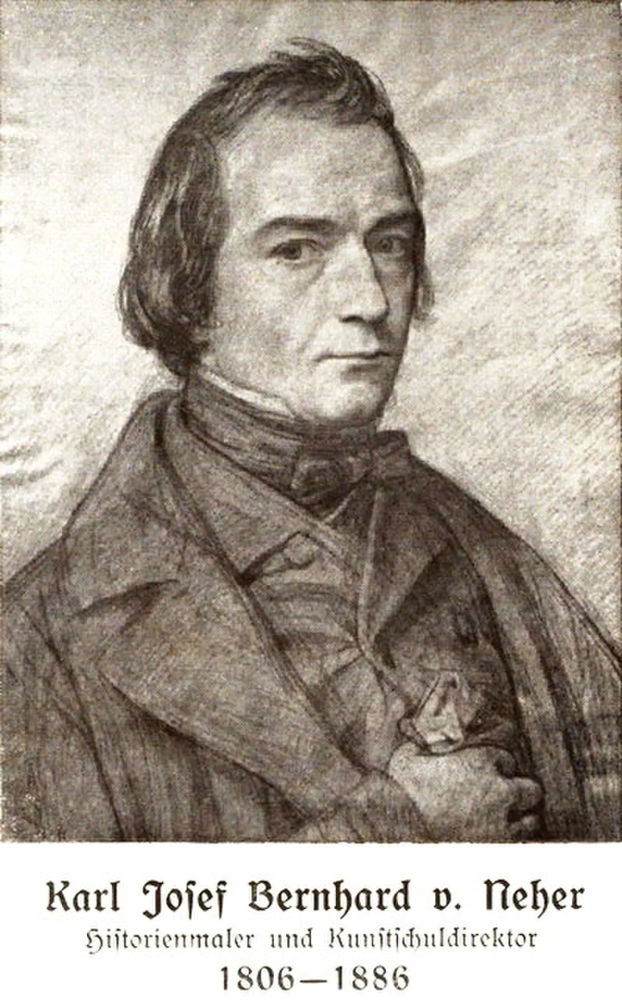 Portrait of Bernhard von Neher (1806–1886) – memorial page