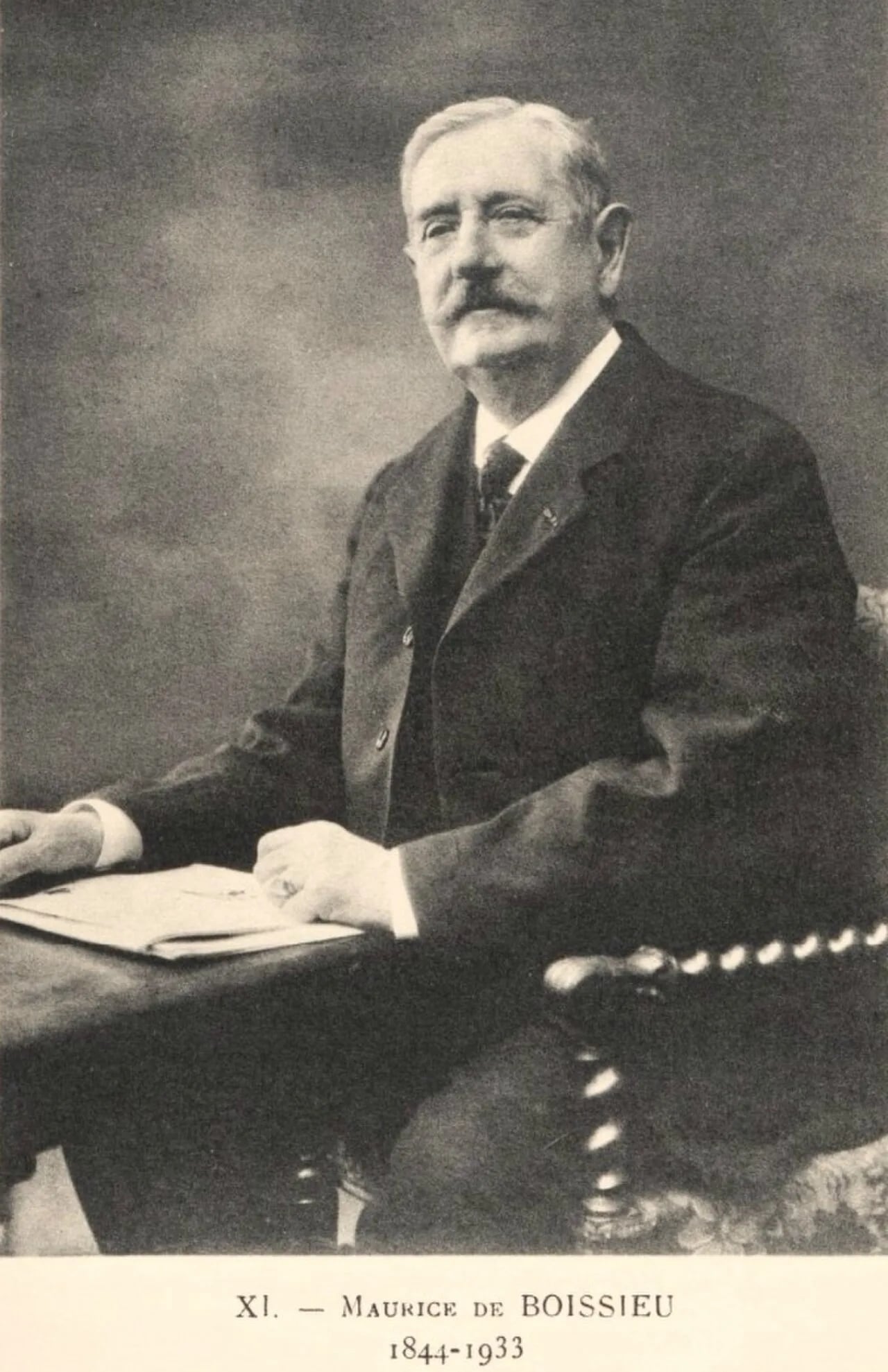 Porträt von Maurice de Boissieu (1844–1933) – Gedenkseite