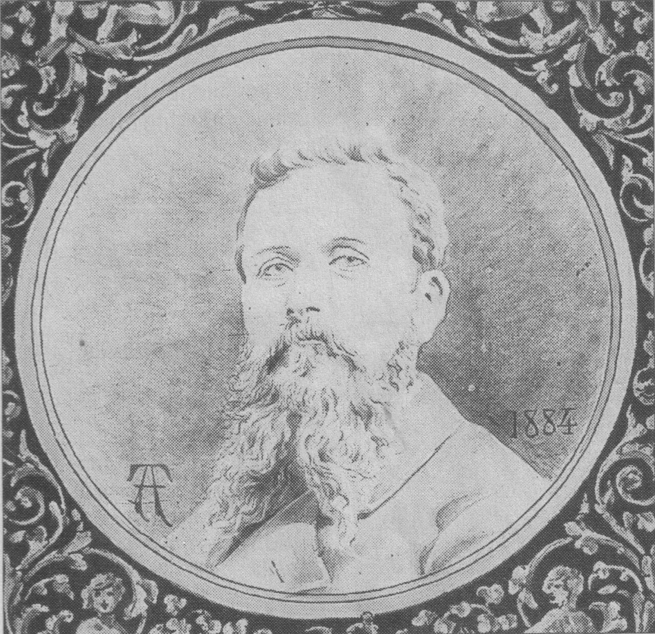 Porträt von Adrien Thibault (1844–1918) – Gedenkseite