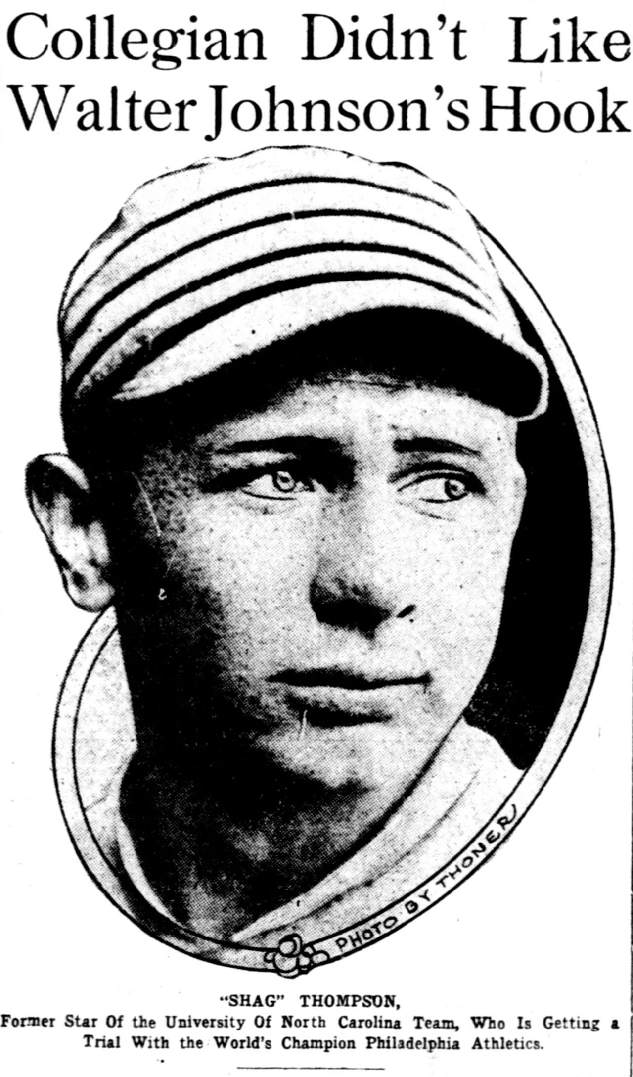 Porträt von Shag Thompson (1893–1990) – Gedenkseite