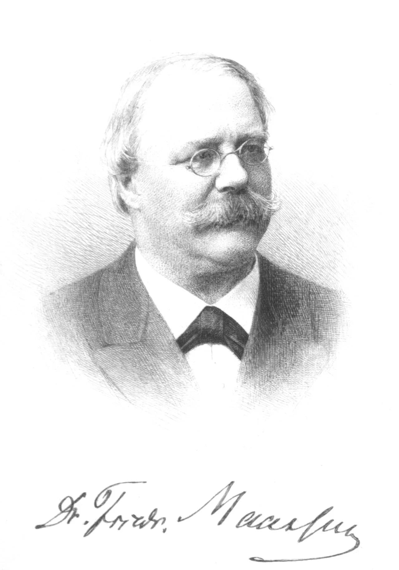 Portrait of Friedrich Maassen (1823–1900) – memorial page