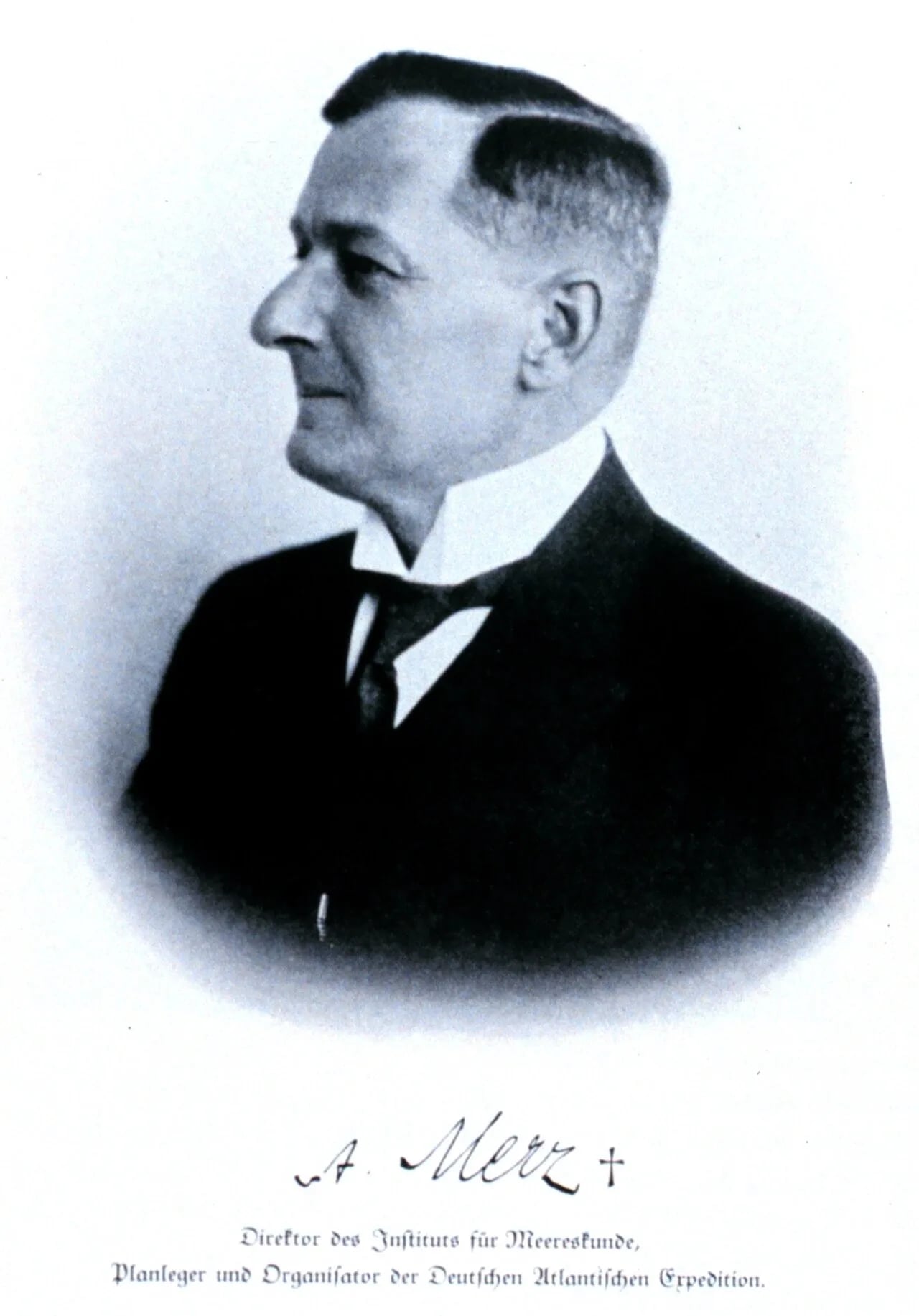 Porträt von Alfred Merz (1880–1925) – Gedenkseite