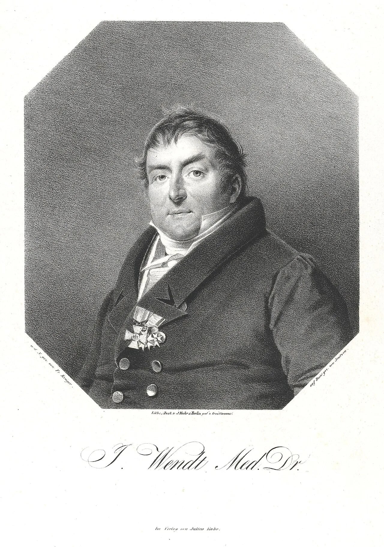 Portrait of Johann Wendt (1777–1845) – memorial page