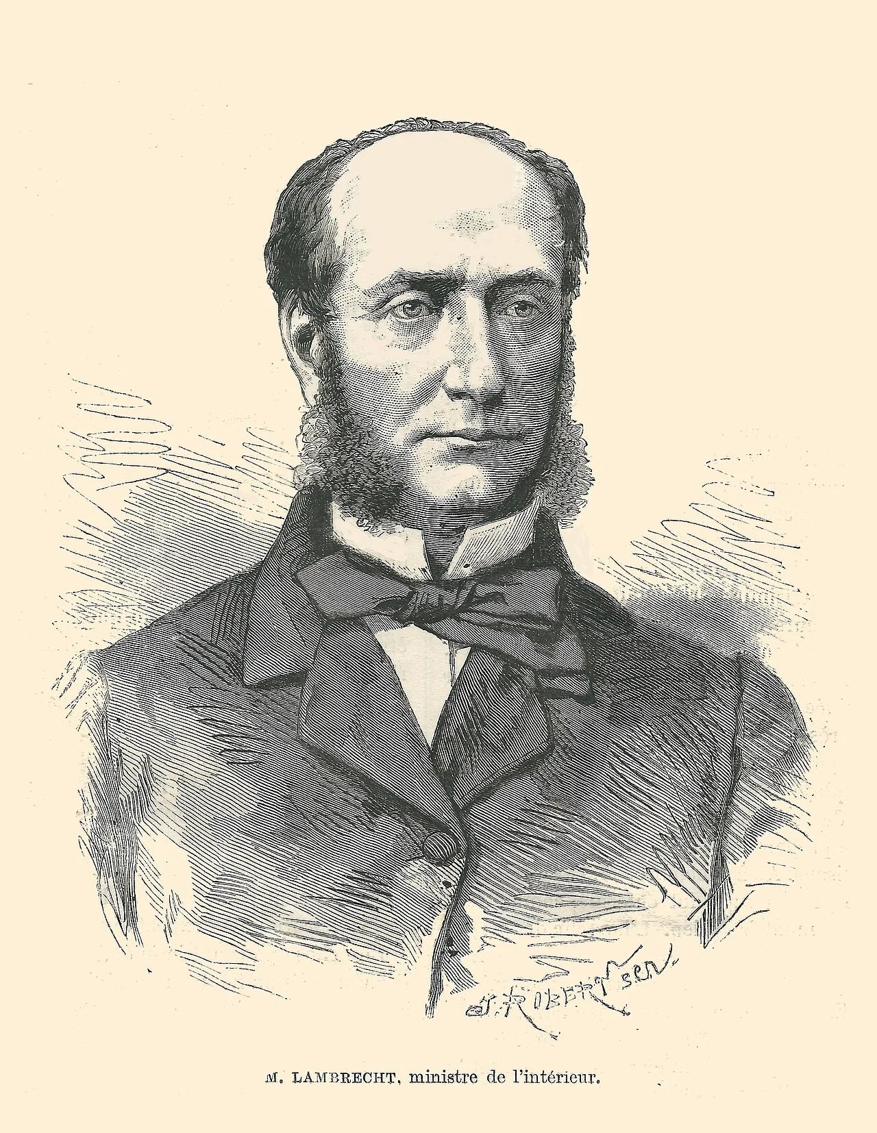 Portrait of Félix Lambrecht (1819–1871) – memorial page