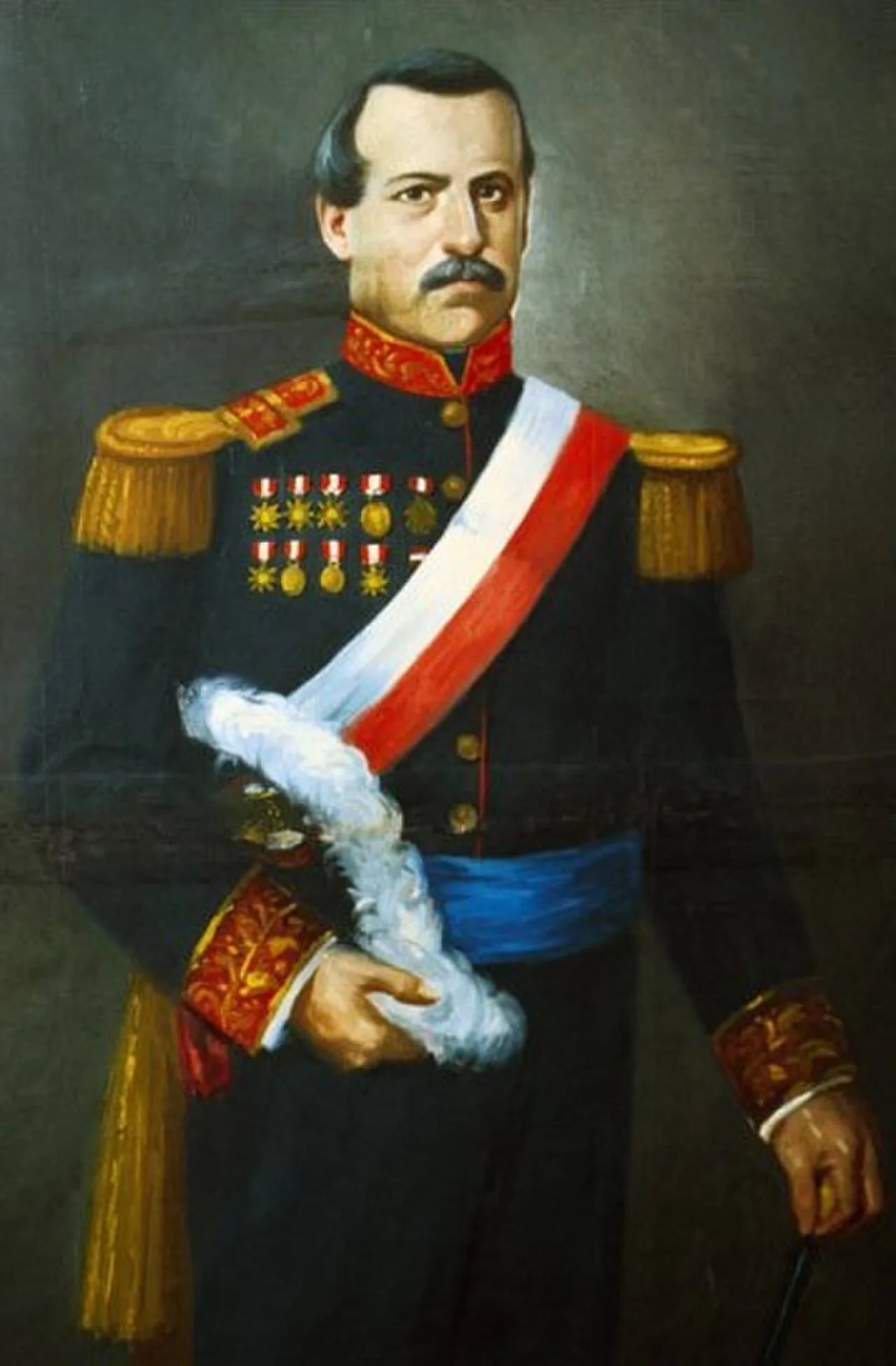 Porträt von Juan Francisco de Vidal (1800–1863) – Gedenkseite