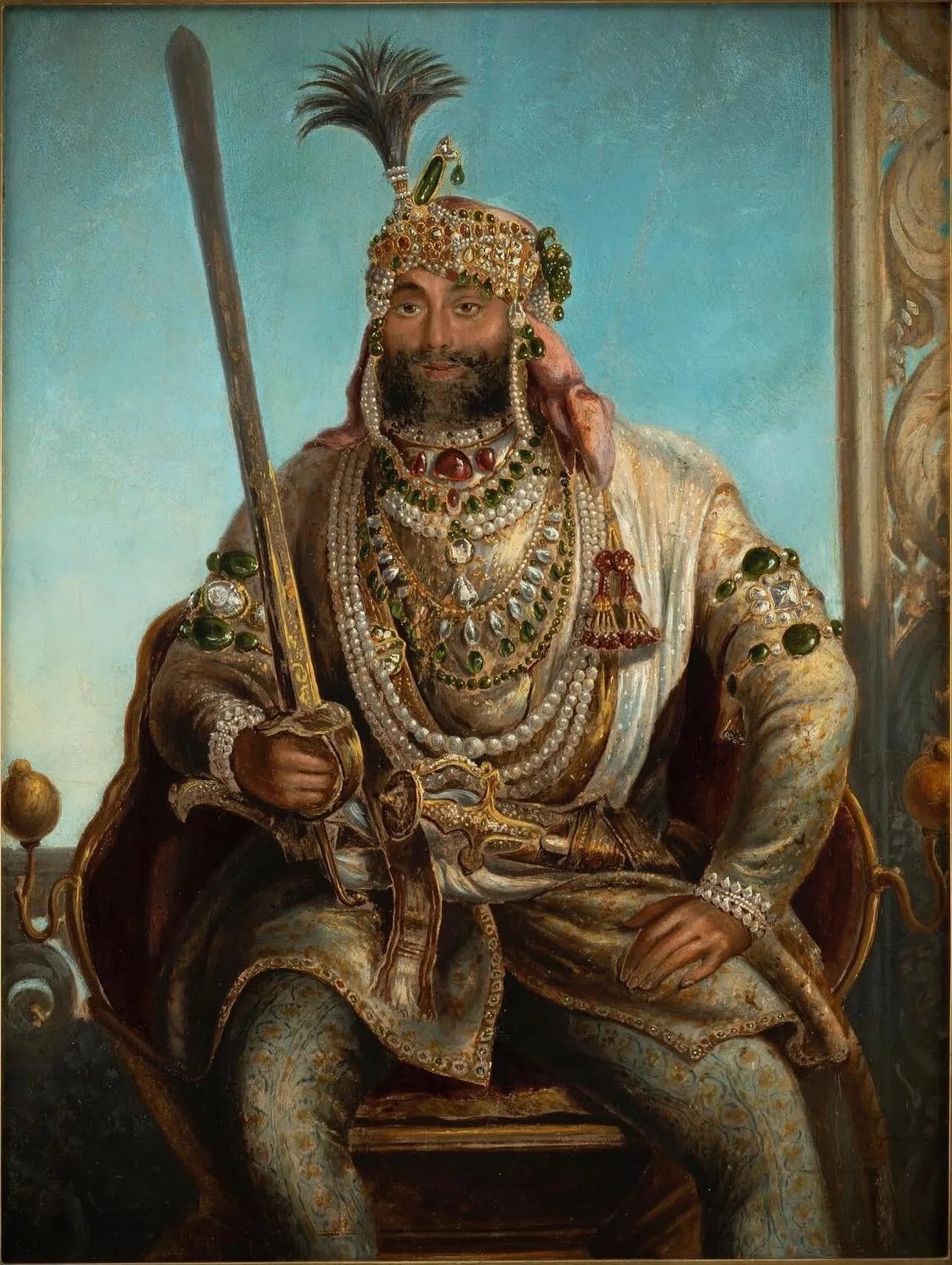 Porträt von Sher Singh (1807–1843) – Gedenkseite