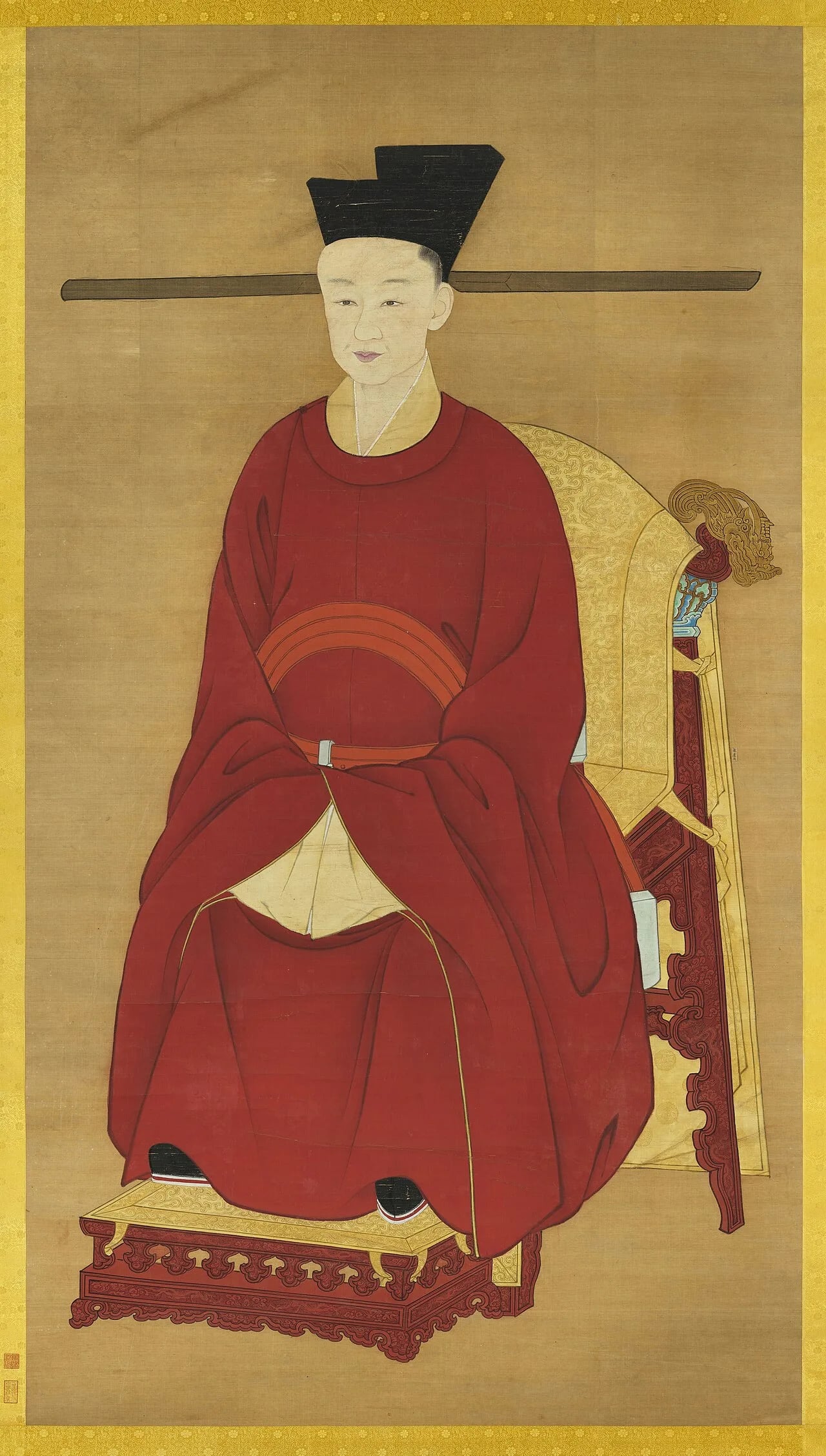 Porträt von Song Duzong (1240–1274) – Gedenkseite
