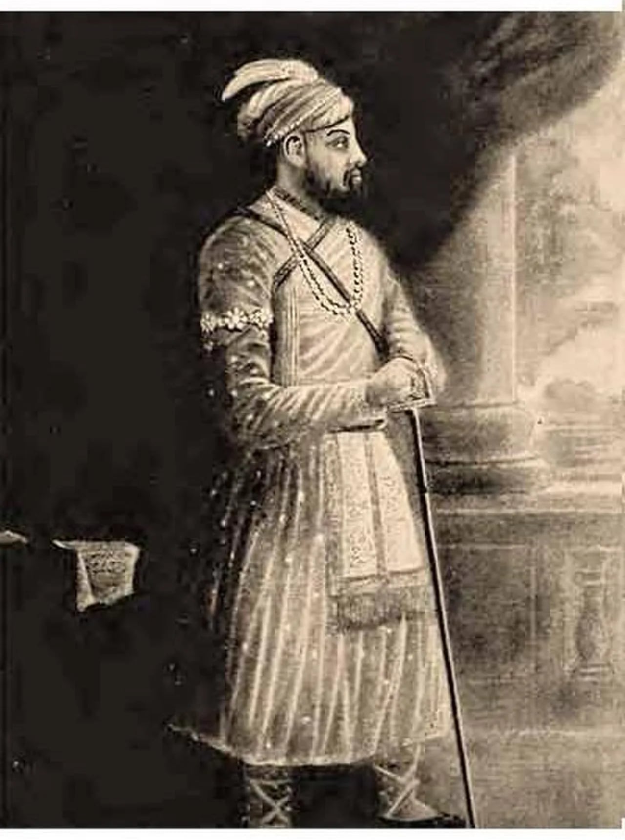 Porträt von Shuja-ud-Din Muhammad Khan (1670–1739) – Gedenkseite