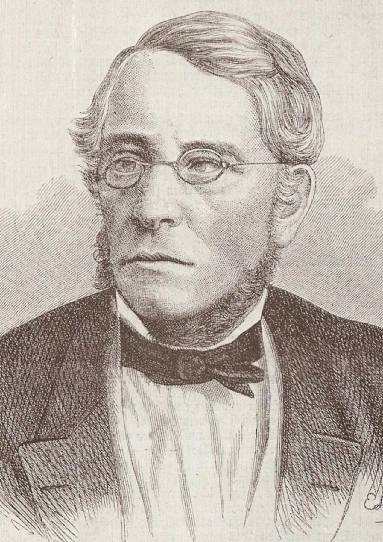 Porträt von Adolph von Vangerow (1808–1870) – Gedenkseite