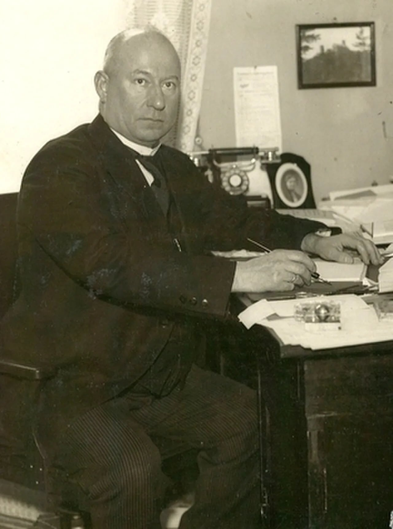 Porträt von Sigurd Johan Normann (1879–1939) – Gedenkseite
