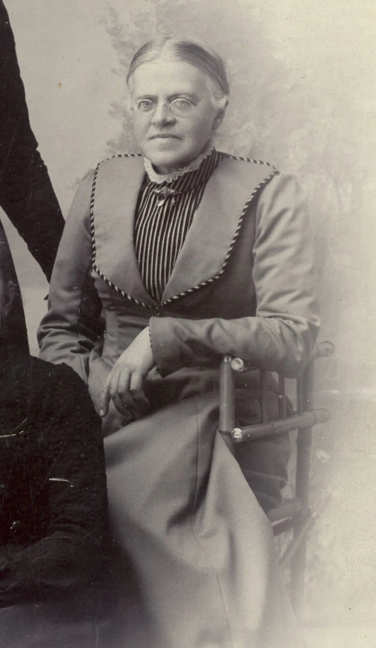 Porträt von Jeanna Elisabet Ottilia Indebetou (1841–1909) – Gedenkseite