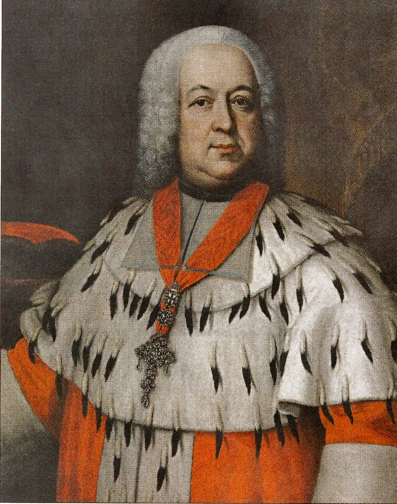 Porträt von Johann Friedrich Karl von Ostein (1689–1763) – Gedenkseite