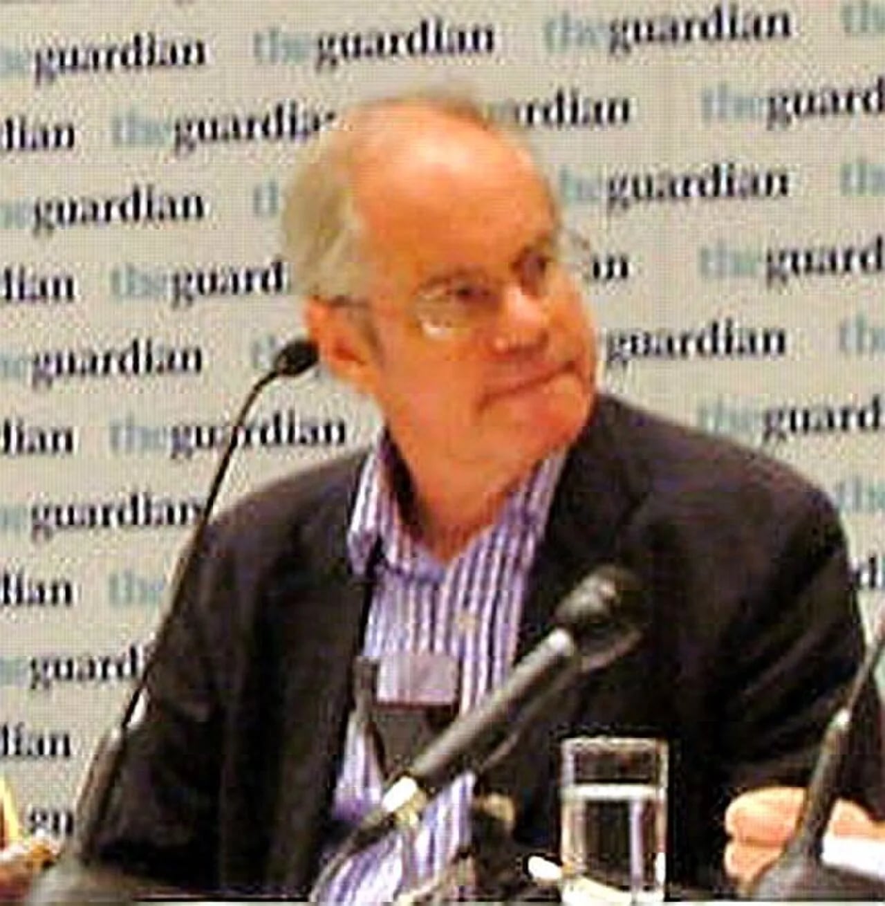 Portrait of Simon Hoggart (1946–2014) – memorial page