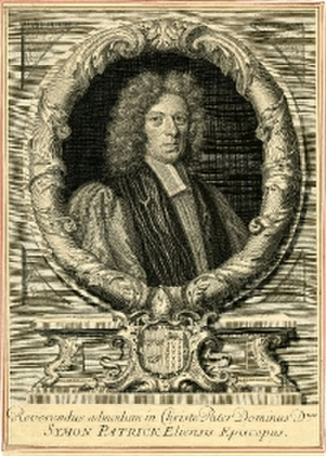 Porträt von Simon Patrick (1626–1707) – Gedenkseite