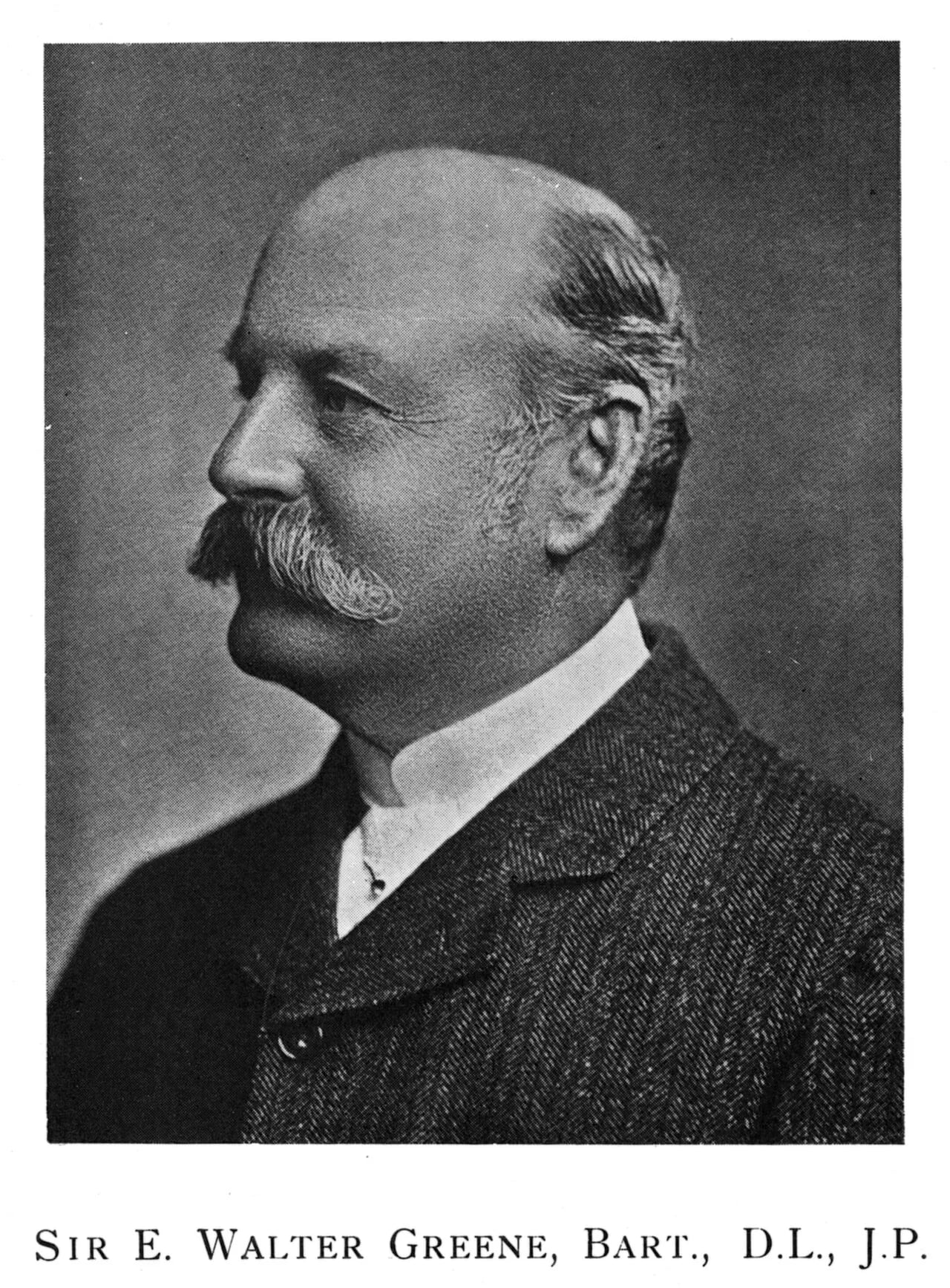 Portrait of Sir Edward Greene, 1st Baronet (1842–1920) – memorial page