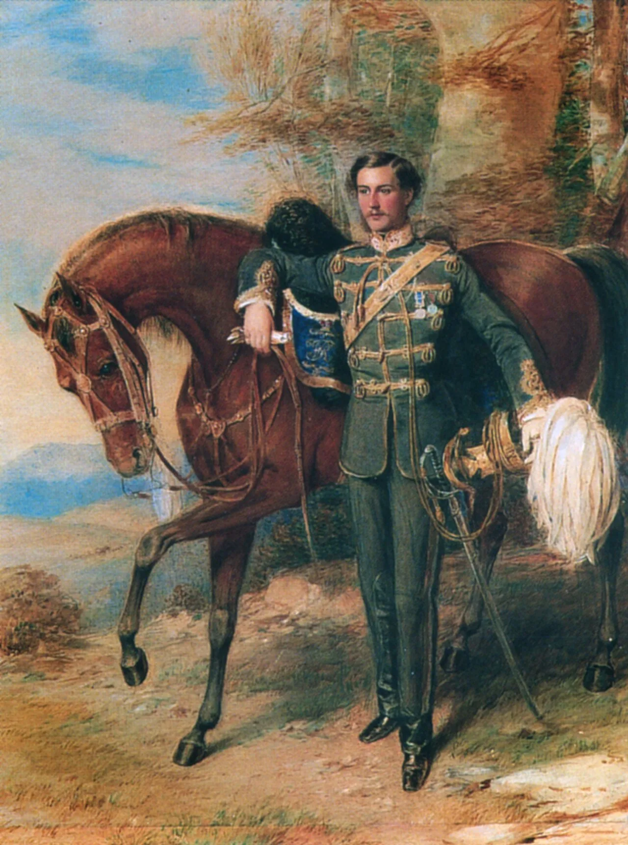 Porträt von Sir Fitzroy Maclean, 10th Baronet (1835–1936) – Gedenkseite
