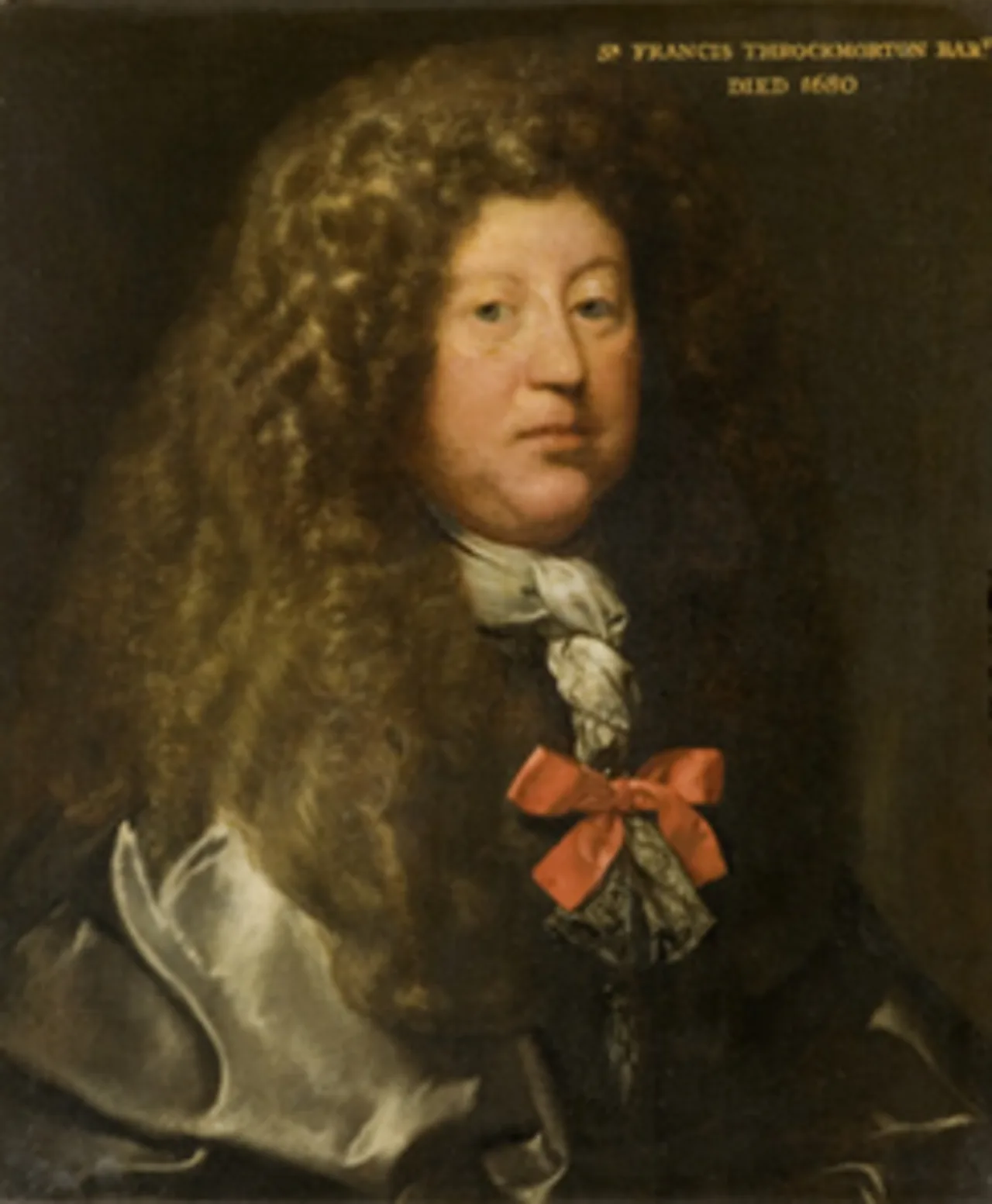 Portrait of Sir Francis Throckmorton, 2nd Baronet (1641–1680) – memorial page
