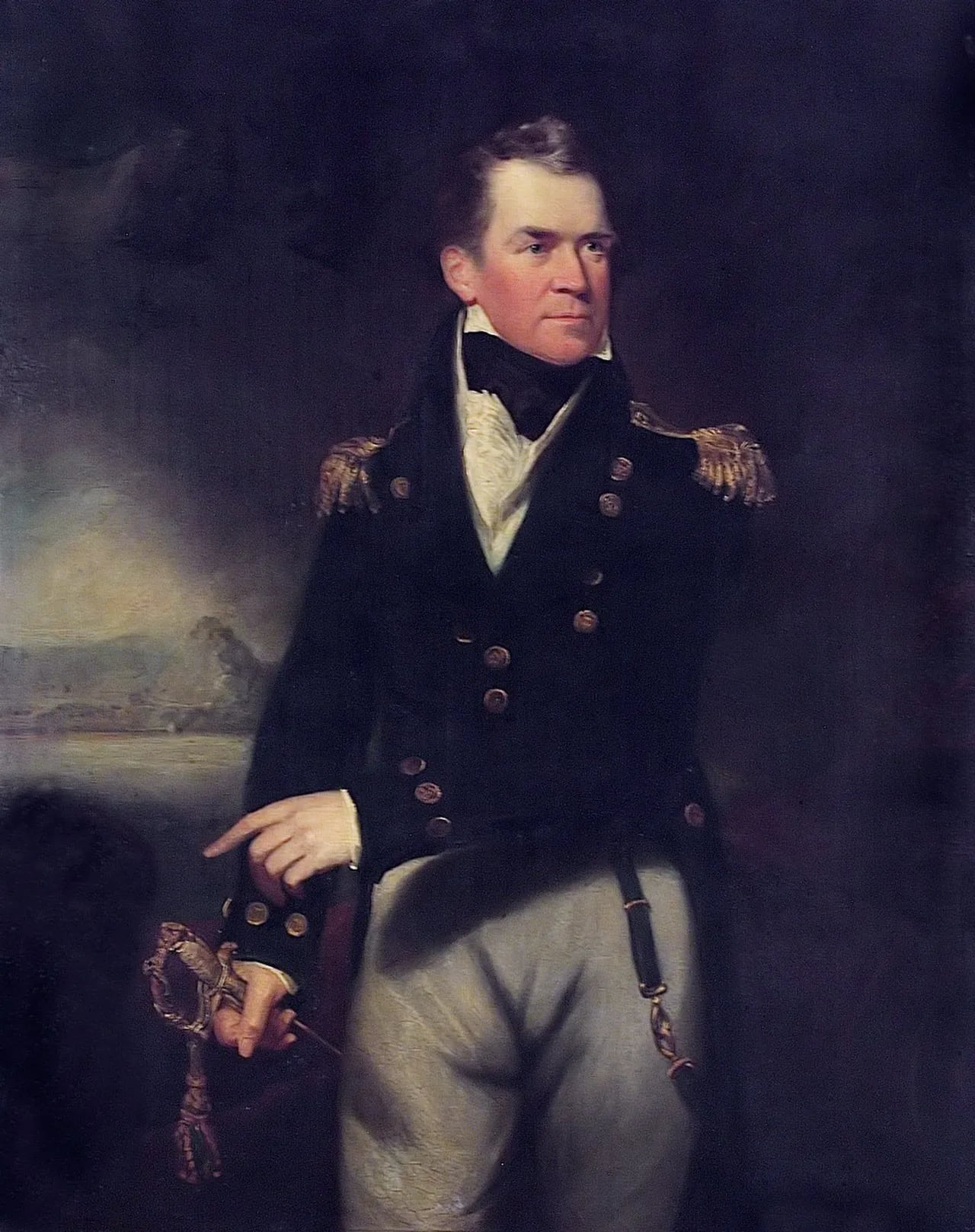 Porträt von Sir George Collier, 1st Baronet (1774–1824) – Gedenkseite