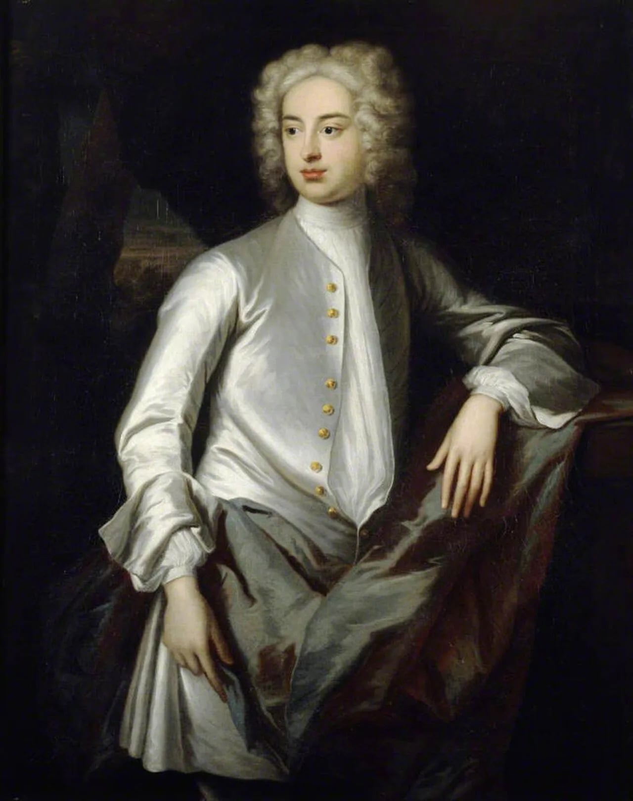 Portrait of Sir Hugh Acland, 6th Baronet (1697–1728) – memorial page