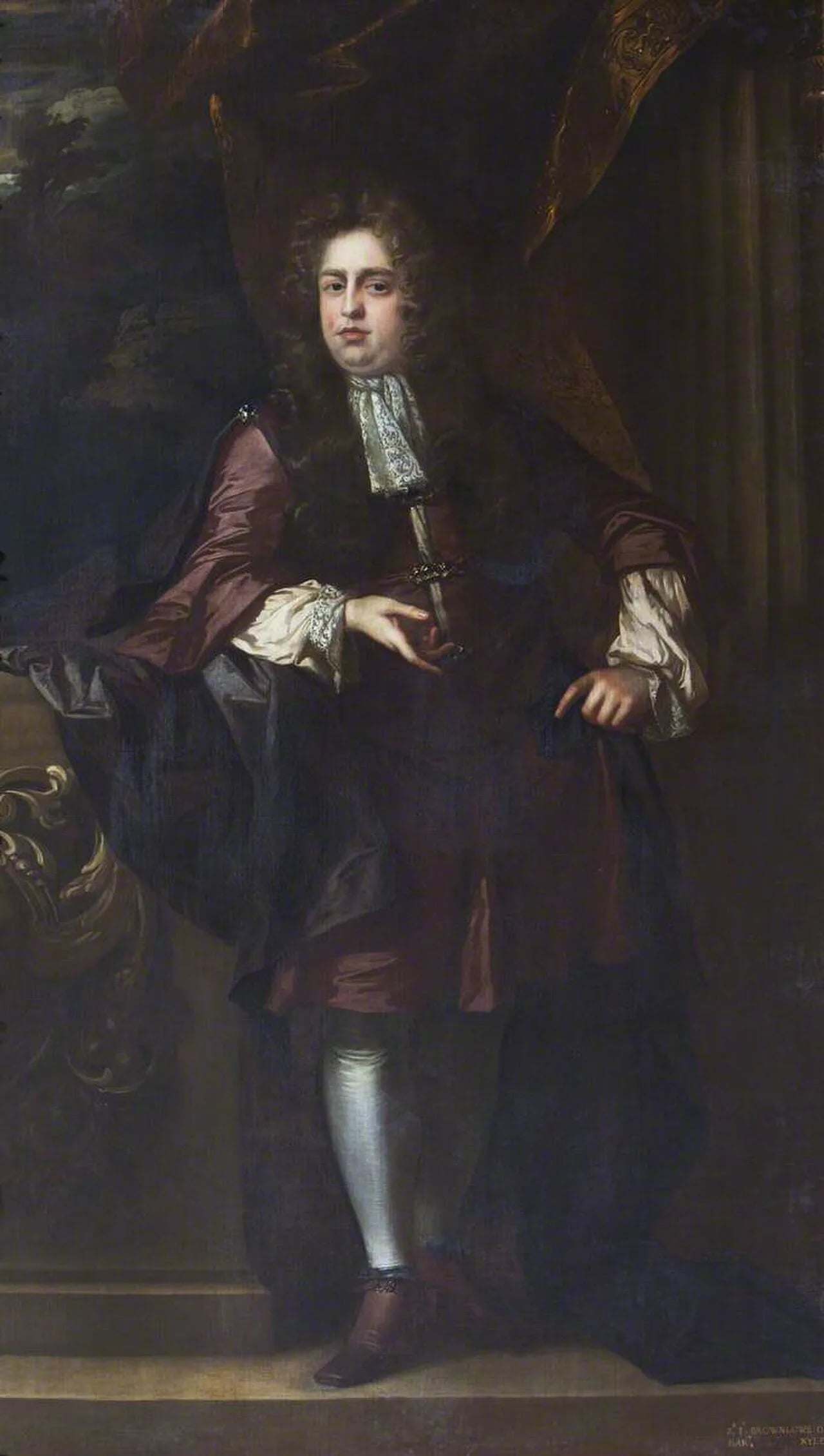 Portrait of Sir John Brownlow, 3rd Baronet (1659–1697) – memorial page