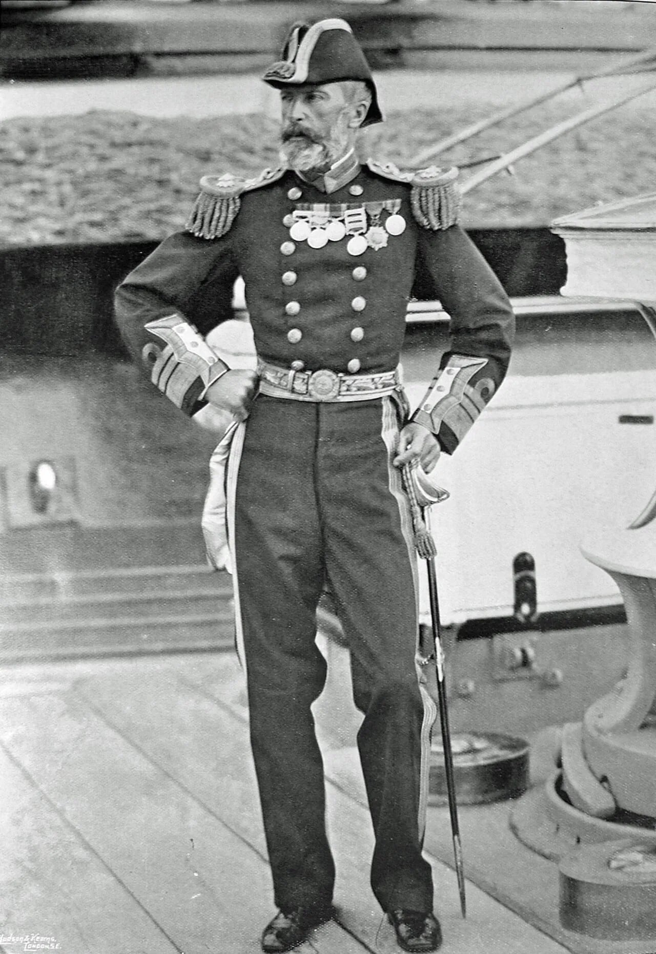 Porträt von Michael Culme-Seymour, 3. Baronet (1836–1920) – Gedenkseite