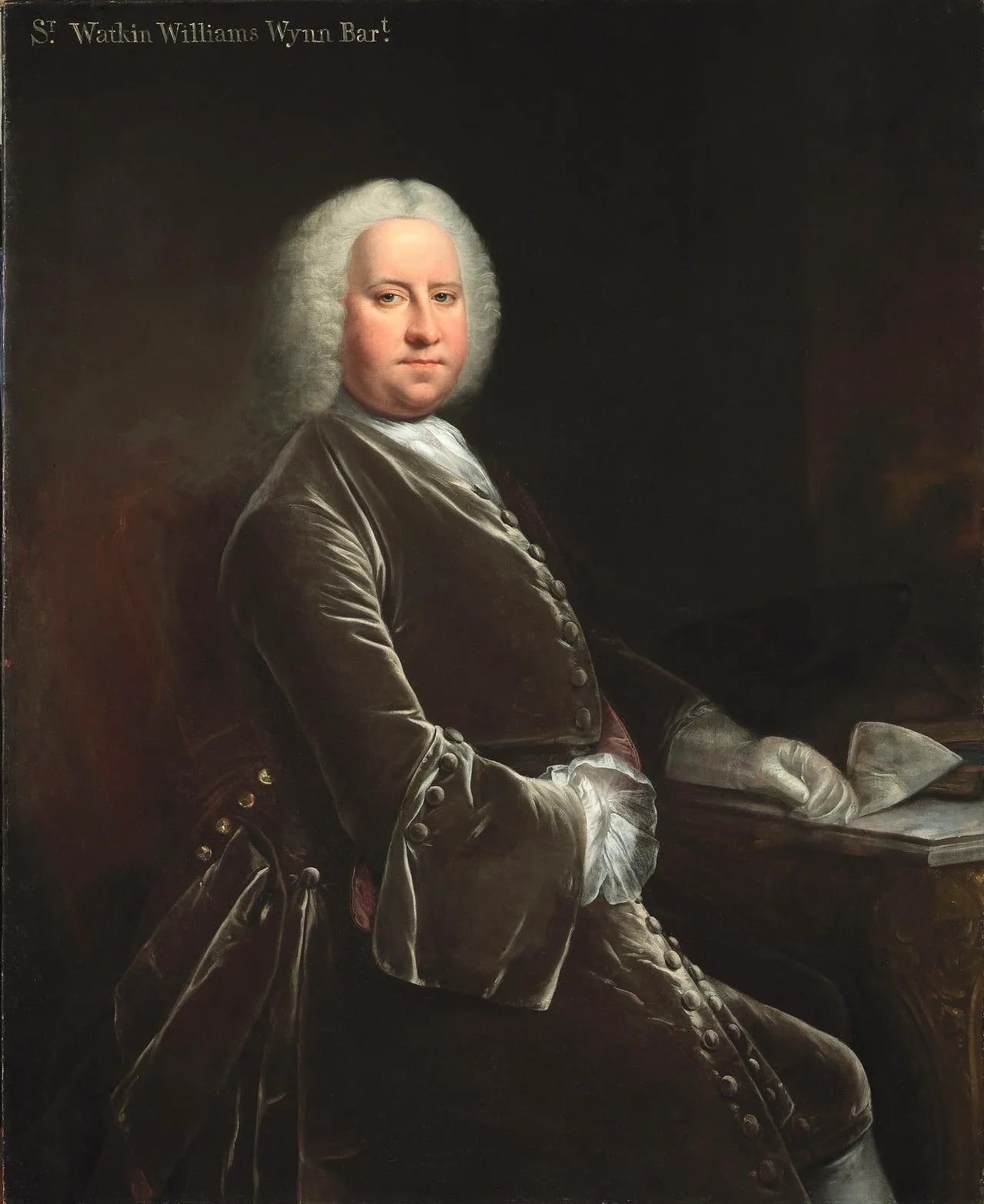 Porträt von Sir Watkin Williams-Wynn, 3rd Baronet (1692–1749) – Gedenkseite
