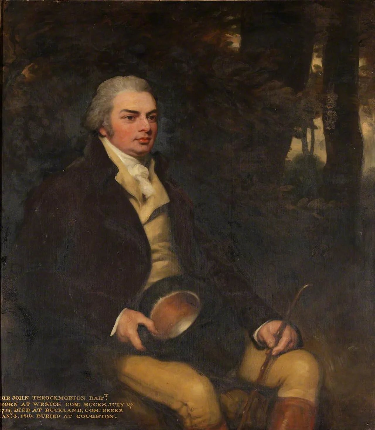 Portrait of John Throckmorton (1753–1819) – memorial page