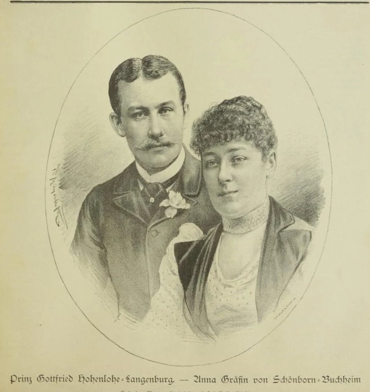 Porträt von Gottfried zu Hohenlohe-Langenburg (1860–1933) – Gedenkseite